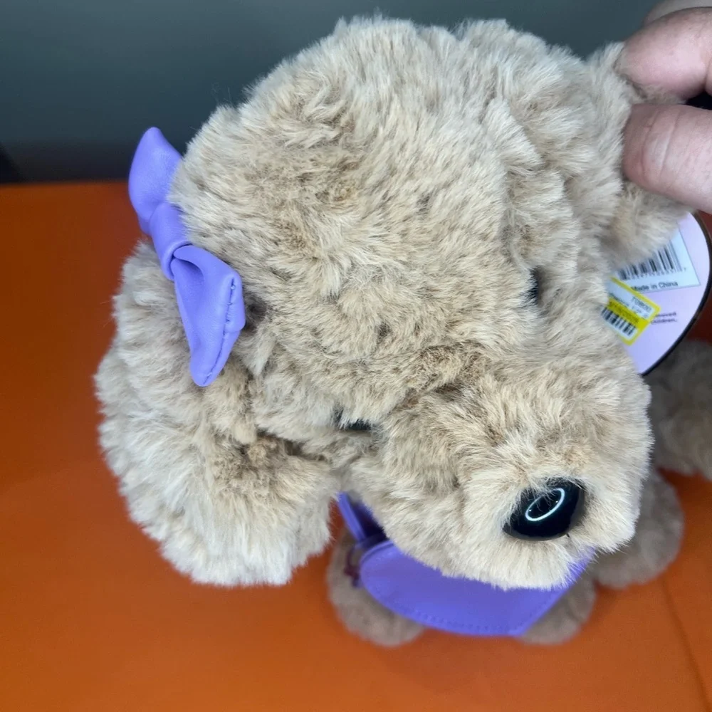 FAO Schwarz Plush Dog with Purple Heart bag - Picture 11 of 14